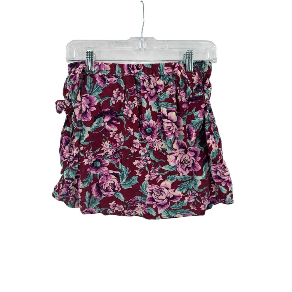 American Eagle Skirt Womens Small Cottage Coquette Summer Y2K 90s Flowers Boho‎